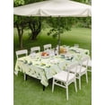 thumbnail image 4 of Outdoor Tablecloths with Umbrella Hole & Zipper, Sage Green Leaves Tablecloth Rectangle 60x84 Inch, Summer Botanical Farmhouse Leaf Waterproof Table Cloth, Patio/Pool/Picnic Table Covers, 4 of 8