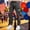 Grey, variant on Men's American Flag Patchwork Print Cargo Pants Breathable Stretch Pants for Patriotic Independence Day Wear