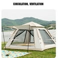 thumbnail image 2 of Tente Instantanée Pop-Up Portable Imperméable Tente Automatique Tente Familiale de Camping Cabane pour Camping Randonnée Alpinisme, 2 of 8