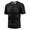 Black, variant on Qualidyne Men’s Short Sleeve Cycling Base Layer, Quick-Dry Breathable Mesh Bike Undershirt with Stretch for Road Riding & MTB