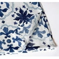 thumbnail image 2 of Vargottam Premium Cotton Muslin Napkins - Set of 12, 20-Inch Blue Geometric Print, Soft and Absorbent Cloth Napkins for Dining, Decor, Weddings, and Special Occasions - Machine Washable, Table Linens, 2 of 7
