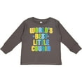 thumbnail image 3 of Inktastic Worlds Best Little Cousin Boys Long Sleeve Toddler T-Shirt, 3 of 5