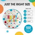 thumbnail image 2 of Exquisite 9 In. Blue Birthday Print Paper Plates - 50 Ct., 2 of 4