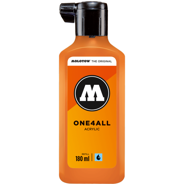 Pintura Acrilica Para Refill One4All 180Ml Molotow multicolor