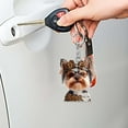 thumbnail image 4 of Opehuo Acrylic Yorkshire Terrier Dog Keychains Yorkie Accessories for Women Girls Handbag Charms Jewelry Gifts,Animals 2D Flat Acrylic Pendant Keychain Car Rearview Mirror Pendant, 4 of 7