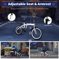 thumbnail image 6 of Miumaeov 20" Folding City Bike 6 Speed Foldable Bike for Adults Carbon Steel Lightweight Folding Bicycle, 6 of 21