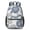 Geometric Flower and-2, variant on Geometric Flower and Daisy Gray 17" School Backpacks for Teens,Waterproof Oxford Fabric,S-Shape Padded Straps for School,Travel,Hiking,Camping