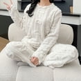 thumbnail image 6 of Pyhlmscde Women's Winter Fleece Warm Pajamas Set, Pajamas for Women Set, Fleece Pajamas Women, Women's Sleepwear, 6 of 6