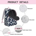 thumbnail image 2 of Cartoon Llama Backpack – Adorable Alpaca Face Pattern Daypack with Cute Kawaii Design for Students, 2 of 2