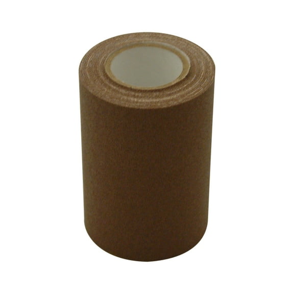 JVCC Patch & Repair Tape for Leather and Vinyl surfaces [Gaffers Tape] (REPAIR-1): 3 in. (72mm actual) x 15 ft. (Brown)