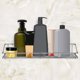 thumbnail image 2 of Corner Shower Caddy Stainless Steel Wall Mounted Bathroom Shelf with Hooks Rustproof Storage Rack for Shampoo Soap Seasoning Bottles Draining Basket, 2 of 7