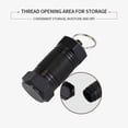 thumbnail image 3 of Medicine Box 2Pcs Metal Medicine Pill Capsule Case Box Container Waterproof Outdoor Keychain, 3 of 6