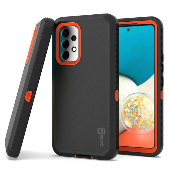 CoverON For Samsung Galaxy A53 5G Case, Military Grade Heavy Duty Full Body Rugged Phone Cover, Black