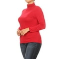 thumbnail image 4 of Women's Plus Size Long Sleeve Turtleneck Sweater Tops(Pack of 2), 4 of 5
