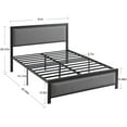 thumbnail image 6 of Taomika, Queen Size Platform Bed Frame with Headboard ,Grey Bed Frame, 6 of 6