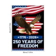 thumbnail image 5 of BSJJY American 250th Anniversary Small Garden Flag 12x18 Inches, Double-Sided USA Bicentennial Patriotic Pattern Yard Sign for Home Farmhouse Outdoor Lawn Decor (D), 5 of 6