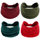 thumbnail image 1 of Diademas anchas para mujer, elegantes pañuelos negros para la cabeza, diademas gruesas estilo bohemio, diademas grandes africanas para deporte, yoga, turbante, accesorios para el cabello, 1 of 5