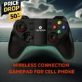 thumbnail image 3 of CHUANK Ultimate Game Control  Wireless Telescopic Phone Holder Game Controller- Instant 2.4G Connection  Immersive Symmetrical Dual Vibration  360-degree Full Control  Compatible with And, 3 of 6