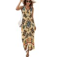 thumbnail image 1 of Bohemian Pattern Vestido Sin Mangas Para Mujer, Traje De, Ropa De Cumpleaños, Verano, 1 of 5