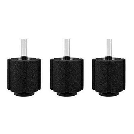 uxcell xinyou xy-380 aquarium fish tank biochemical sponge filter, 4-1/2-inch (3-pack)