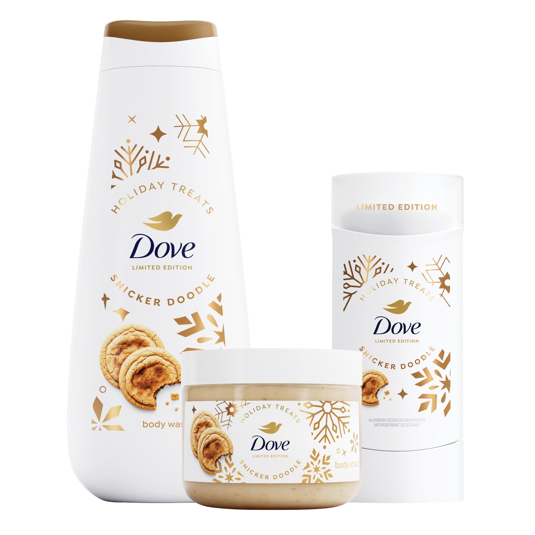Dove Limited Edition Snickerdoodle Delight Gift Set For women, 3 Pack