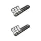 thumbnail image 3 of Ounissouiy Pastillero de 7 días, 7 compartimentos, dispensadores portátiles, divisores de almacenamiento, contenedor divisor de plástico para negro transparente 2Conjunto, 3 of 6