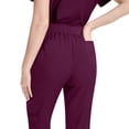 thumbnail image 6 of Niaahinn Women's Medical Scrubs Set - Quick Dry V-Neck Top with Pants, Multiple Pockets, Adjustable Drawstring, 10 colors, 6 of 7