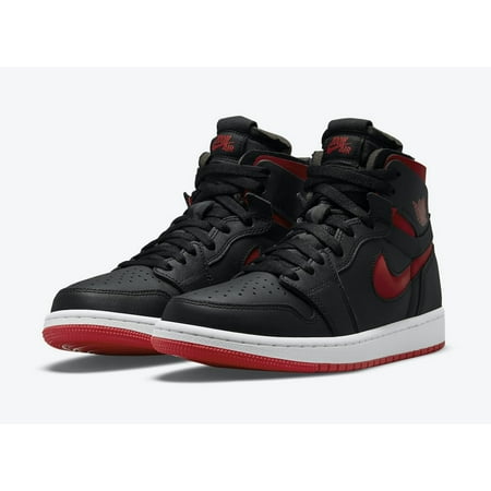 Air Jordan 1 Zoom High Comfort Bred Black/Red Shoes CT0979-006 Women Size 6.5