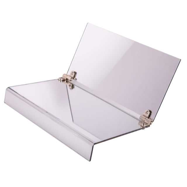 EARTHLITE Adjustable Face Down Mirror - Supports Vitrectomy, Retinal Detachment & Macular Hole Recovery, Silver, Standard