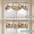 thumbnail image 5 of Vintage Mushroom Tie Up Valance Curtains for Windows, Kitchen Curtains Window Treatments, Spring Floral Retro Art Pastoral Botanical Short Window Shades Valances for Bedroom Bathroom Cafe 54"x18", 5 of 8