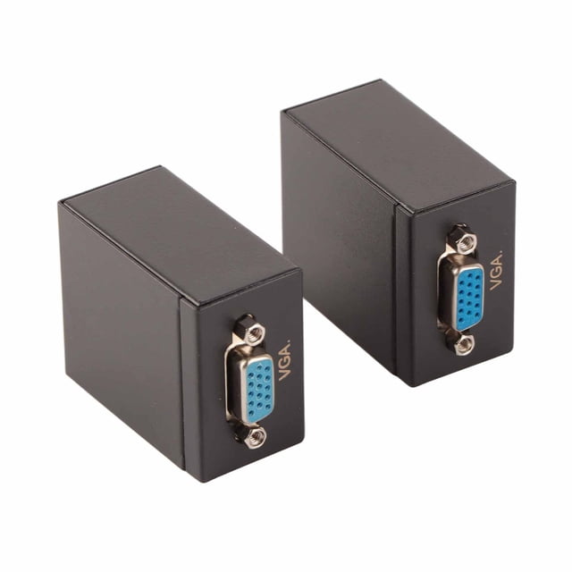 Receptor transmisor extensor vga de 60m, cable de extensión vga Sobre Cat5 Cat6vga Mocho A CompuTador Contracia de Contracia Combra de Hírbra