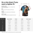 thumbnail image 5 of Pofeuu Squirrel Sleeping In Tree Print Mens Casual Short Sleeve Shirts Beach Summer Spread Collar Pocket Tops Men's Casual Short-sleeved Shirt-4X-Large, 5 of 5