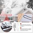 thumbnail image 4 of TFixol Aluminum Gutter Snow Melting Cable Clips and Spacers Set - 24 Hooks & 24 Clips for Heating Cable Installation, 4 of 5