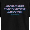 thumbnail image 3 of Instant Message - Your Voice Has Power Cropped Graphic T-Shirt, 3 of 6