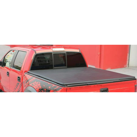 Tri-Fold Soft Tonneau Cover for Toyota Tacoma Double Cab 6ft Bed (Best Tacoma Bed Cover)
