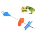thumbnail image 2 of Bird Food Holder Bird Vegetable Skewer Parrot Feeder Stick with Divider, 2 of 6