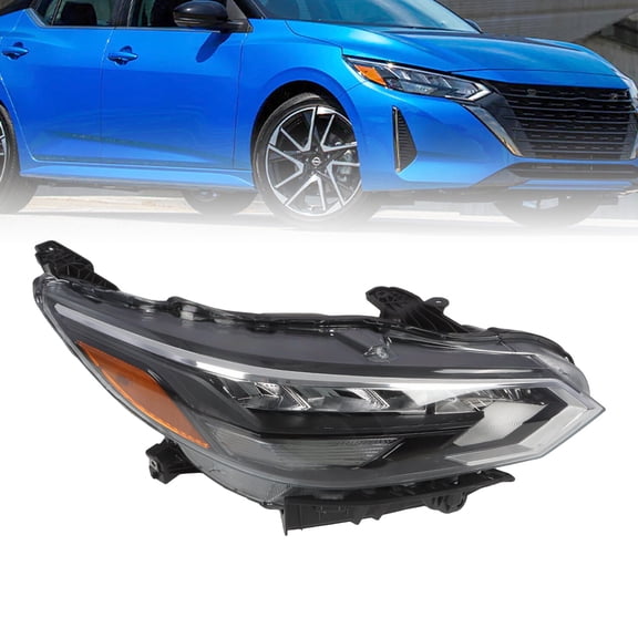 Right Passenger Side LED Headlight Assembly For 2024-2025 Nissan Sentra SR Model