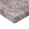 thumbnail image 4 of Ambesonne Floral Design Fitted Sheet, Linear Vintage Damask, Twin XL Size, Pale Ruby Pale Sepia, 4 of 5