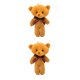 thumbnail image 4 of Guardurnaity Animales de peluche Material de algodón PP Llavero portátil Adorable Útil Mano Siéntete bien Suministro doméstico Llavero creativo Café 2Conjunto, 4 of 6