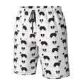 thumbnail image 4 of Vsdgher Border Collie Dog Men's Beach Shorts, Surfing shorts, Swim trunks, Quick Dry Swim Trunks for Surfing Beach Fun -XX-Large, 4 of 6