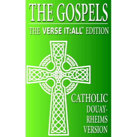 The Catholic Gospels, Douay Rheims Version, Verse It:All Edition - (Best Verses To Share The Gospel)