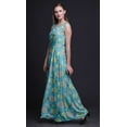 thumbnail image 2 of Bimba Robe Longue Décontractée Sans Manches à Encolure Ronde pour Femmes, Imprimé Océan - Medium, 2 of 5