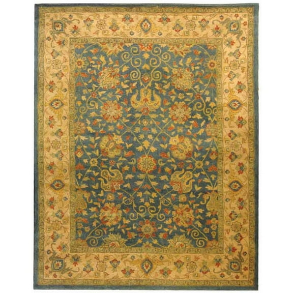 SAFAVIEH Antiquity Lilibeth Oriental Wool Area Rug, Blue, 8'3" x 11'