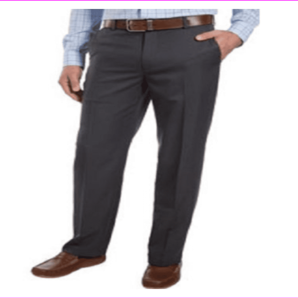 Izod Men's Performance stretch Comfort Flex waistband Dress Pants 42X29 ...