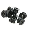 thumbnail image 6 of Slatcetga 10Pcs Roller Bearing Deep UShaped Groove Nylon Coated Pulley Guide Rail Wheel 608ZZ, 6 of 8