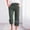 Army Green, variant on Womens Pull On Capris Womens Casual Dragonfly Graphic Elastic Waisted Loose Pants Straight Leg Trousers With Pocket