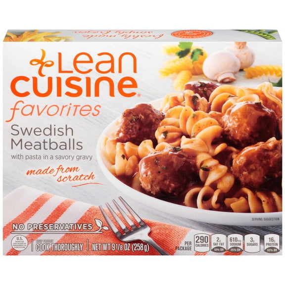 Pack of 12, Lean Cuisine, Swedish Meatballs, 9.13 oz