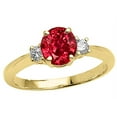 thumbnail image 2 of Tommaso Design� Round 7mm Created Ruby Engagement Ring, 2 of 9