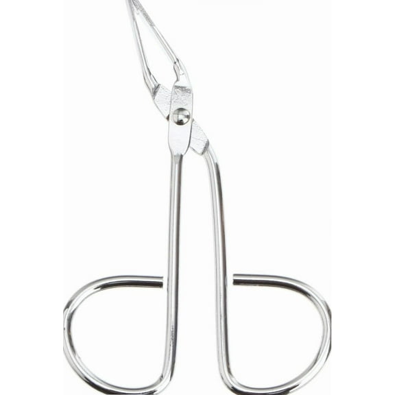 Flat Tip Tweezer 1Pcs Stainless Steel Eyebrow Tweezers Flat Tip Tweezers Hair Plucker Facial Hair Plucker Eyebrow Remover for Men Women Silver Scissor Handle Twizer