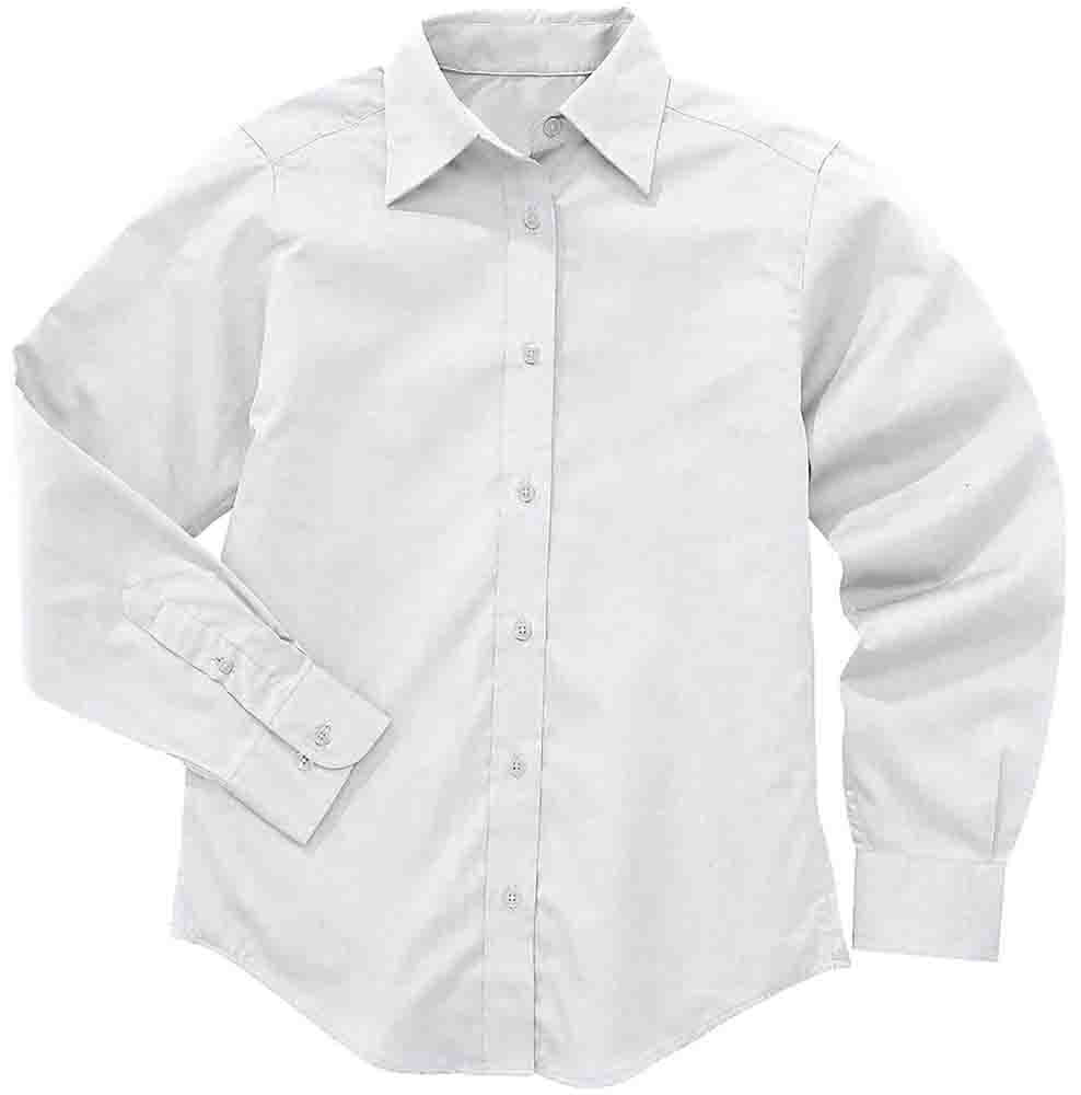 River's End Womens Ezcare Pinpoint Shirt Long Sleeve Button Up Shirt ...